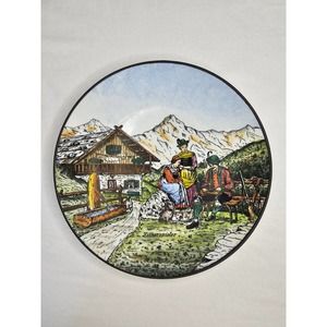 RARE Wandteller R. Schaller LITHERSPIELER Kunstwerkstätten Germany Plate…